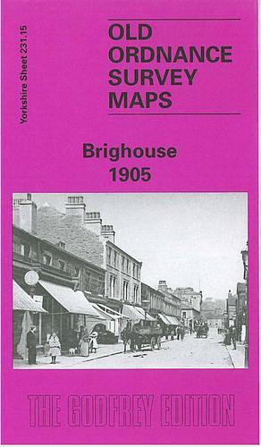 Brighouse 1905: Yorkshire Sheet 231.15 - Old O.S. Maps of Yorkshire (Sheet map, folded)