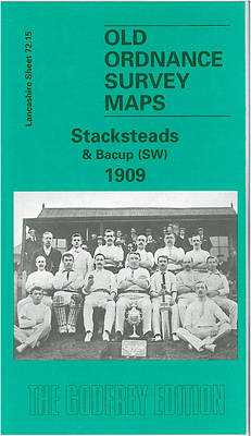 Stackfords and Bacup (SW) 1909: Lancashire Sheet 72.15 - Old O.S. Maps of Lancashire (Sheet map, folded)