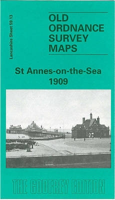 St.Annes-on-the-Sea 1909: Lancashire Sheet 59.13 - Old O.S. Maps of Lancashire (Sheet map, folded)