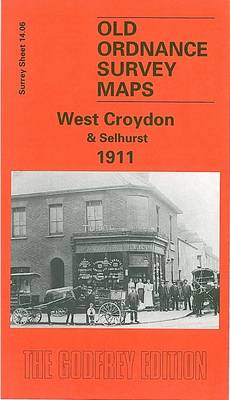 West Croydon and Selhurst 1911: Surrey Sheet 14.06 - Old Ordnance Survey Maps of Surrey (Sheet map, folded)