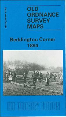 Beddington Corner 1894: Surrey Sheet 13.08 - Old Ordnance Survey Maps of Surrey (Sheet map, folded)
