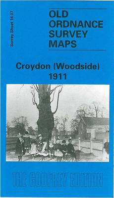 Croydon (Woodside) 1911: Surrey Sheet 14.07 - Old Ordnance Survey Maps of Surrey (Sheet map, folded)