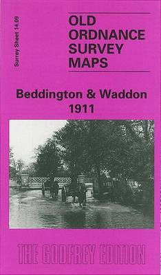 Beddington and Waddon 1911: Surrey Sheet 14.09 - Old Ordnance Survey Maps of Surrey (Sheet map, folded)