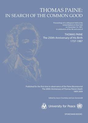 Thomas Paine: In Search of the Common Good (Paperback)