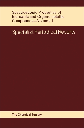 Spect Properties Inorganic & Organometallic Compounds (Hardback)