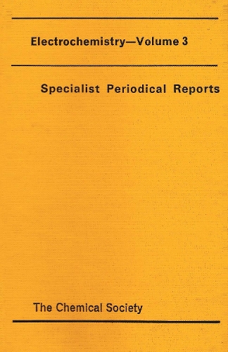 Electrochemistry, Vol 3 (Hardback)