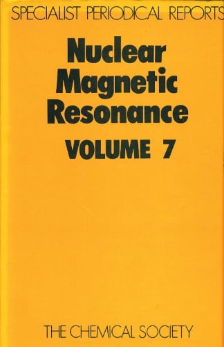 Nuclear Magnetic Resonance, Vol 6 (Hardback)