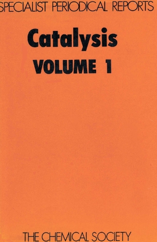 Catalysis, Vol 1 (Hardback)