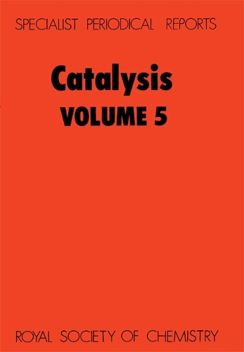 Catalysis, Vol 6 (Hardback)