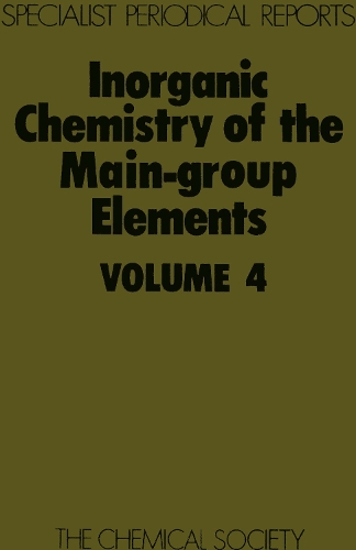 Inorganic Chemistry of the Main Group Elmts (Hardback)