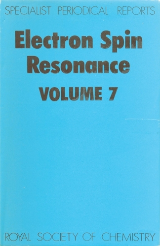 Electron Spin Resonance Vol 6 (Hardback)