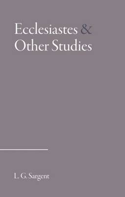 Ecclesiastes and Other Studies (Paperback)