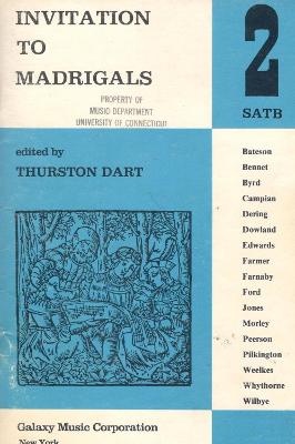 Invitation to Madrigals: v. 2 (Paperback)
