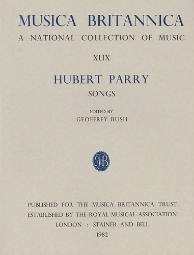 Musica Britannica: Songs v. 49 (Paperback)