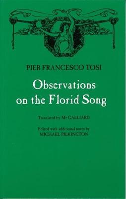 Observations on Florid Song (Paperback)