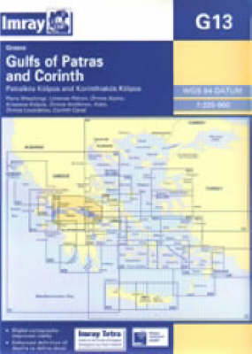 Imray Chart G13: Gulf of Patras and Corinth (Sheet map, folded)
