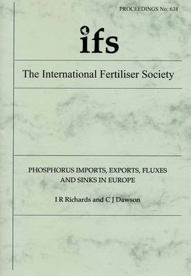 Phosphorus Imports Exports Fluxes And Sinks In Europe By Ian R Richards Chris J Dawson Waterstones