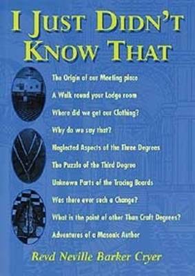 I Just Didn't Know That (Paperback)