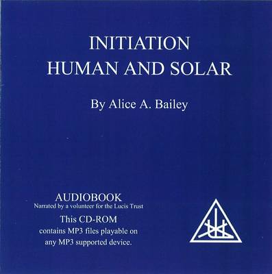 Initiation, Human and Solar (CD-Audio)