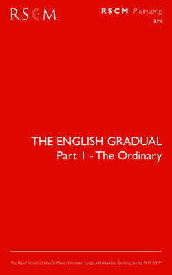 The English Gradual Part 1-The Ordinary (Paperback)