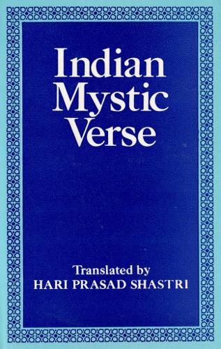Indian Mystic Verse (Hardback)