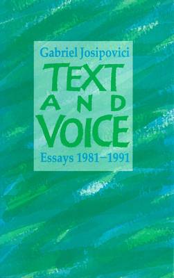 Text and Voice: Essays (Hardback)