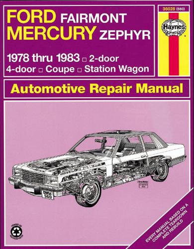 Ford Fairmont & Mercury Zephyr (78 - 83) (Paperback)