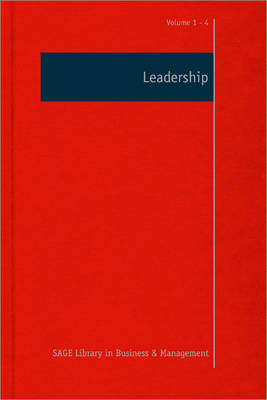 Leadership - Sage Library in Business and Management (Hardback)