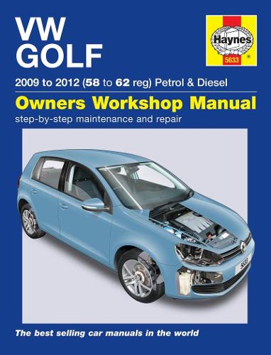 VW Golf Petrol & Diesel (09 - 12) 58 To 62 (Hardback)