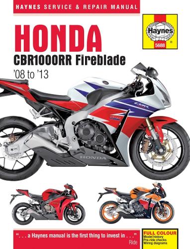 Honda CBR1000Rr Fireblade (08 To 13) (Hardback)