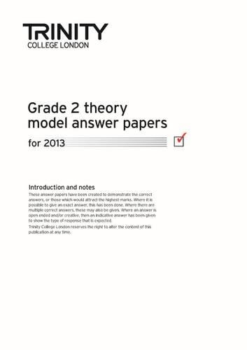 Theory Model Answer Paper Grade 2 2013 - Theory Model Answer Papers (Paperback)