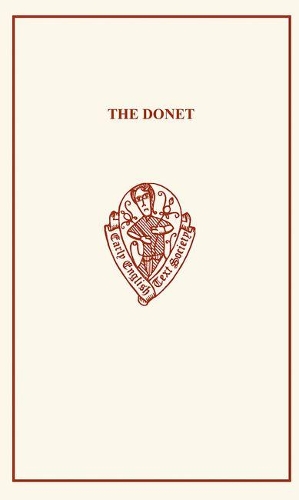 Donet by Reginald Peacock - Early English Text Society Original Series (Paperback)