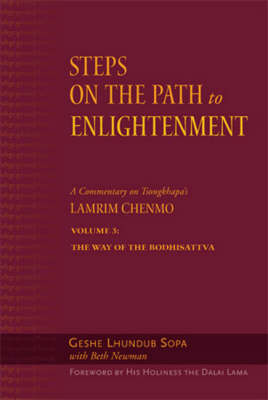 Steps to the Path of Enlightenment: v.3: The Bodhisattva's Way of Life (Hardback)
