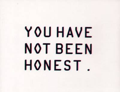 You Have Not Been Honest: Contemporary Film and Video from the UK (Paperback)
