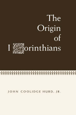 Origin of 1 Corinthians (Hardback)