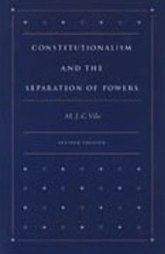 Constitutionalism and the Separation of Powers (Hardback)