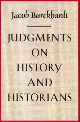 Judgments on History and Historians (Paperback)
