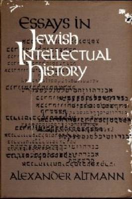 Essays in Jewish Intellectual History (Hardback)