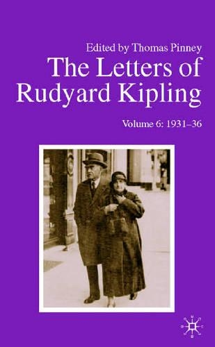 LETTERS RUDYARD KIPLING VOL 6 1931-36 (Hardback)
