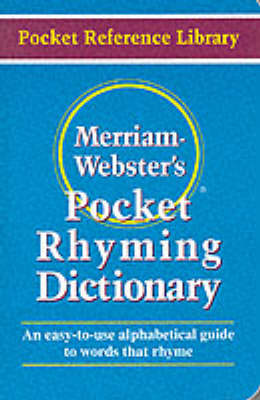 Pocket Rhyming Dictionary - Pocket reference library (Paperback)