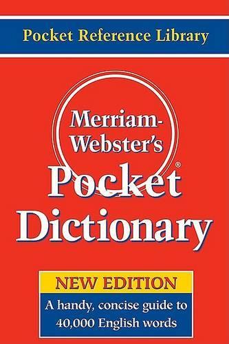 Merriam Webster's Pocket Dictionary (Paperback)