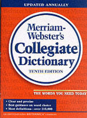 Merriam-Webster Collegiate Dictionary: Plain Edge (Hardback)