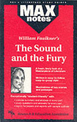 "Sound and the Fury" - MaxNotes (Paperback)