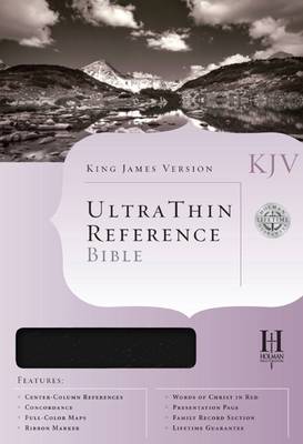 Bible Kjv U/Thin Reference Blk T/I: Imitation Leather: Black (Book)