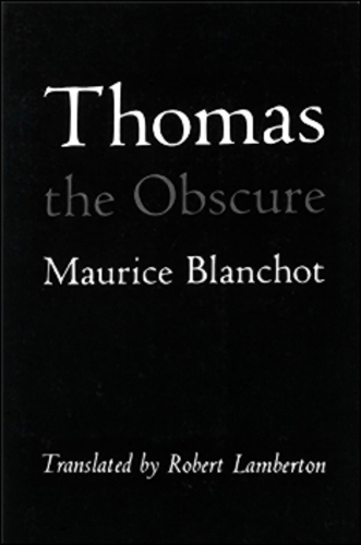 Thomas the Obscure (Paperback)
