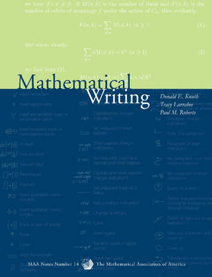 Cover Mathematical Writing - Mathematical Association of America Notes 14