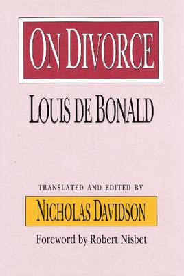 On Divorce - The Library of Conservative Thought (Hardback)