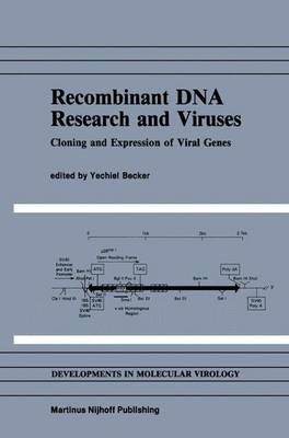 Recombinant DNA Research and Viruses: Cloning and Expression of Viral Genes - Developments in Molecular Virology 5 (Hardback)