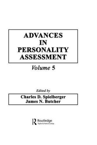 Advances in Personality Assessment: Volume 5 - Advances in Personality Assessment Series (Hardback)