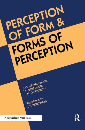 Perception of Form and Forms of Perception (Hardback)